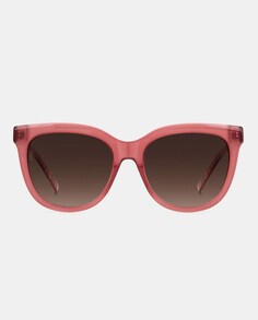 Розовые квадратные женские солнцезащитные очки из ацетата Missoni, розовый