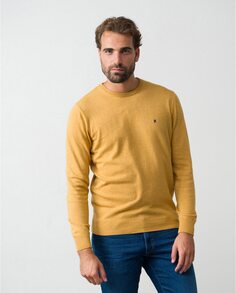 Желтый мужской свитер с круглым вырезом Etiem, желтый