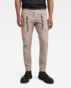 Мужские узкие брюки-карго с карманами G-Star Raw, серый