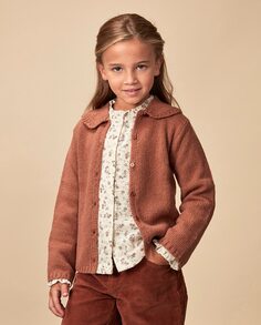 Детская куртка с воротником Gocco, оранжевый