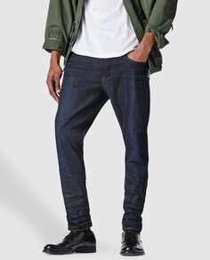 Джинсы мужские 3301 зауженные синие G-Star Raw, синий