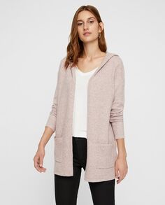 Длинный базовый женский кардиган Vero Moda, фиолетовый