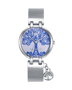 Женские часы Shibuya три стальные стрелки с миланской сеткой Mark Maddox, серебро