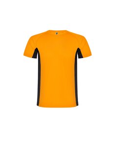 Футболка для мальчика с двумя тканями с короткими рукавами ROLY, оранжевый