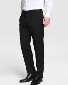 Мужские черные классические брюки для торжественных мероприятий Emidio Tucci, черный