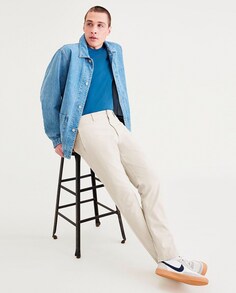 Мужские брюки чинос 360 Flex, зауженный крой, повседневный стиль Dockers