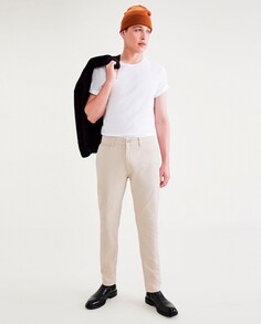 Мужские брюки-чиносы 360 Flex, приталенный крой, повседневный стиль Dockers