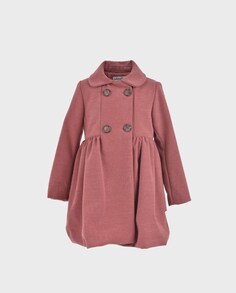 Розовое пальто для девочки в имперском стиле La Ormiga, розовый