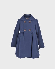 Пальто для девочки синего имперского стиля La Ormiga, синий