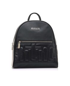 Черный женский рюкзак с мягким логотипом Mustang, черный