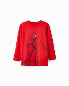 Красная футболка для мальчика с принтом «Человек-паук» Zippy, красный