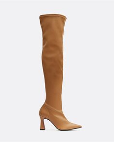 Эластичные женские ботинки с острым носком Cuplé, коричневый Cuple