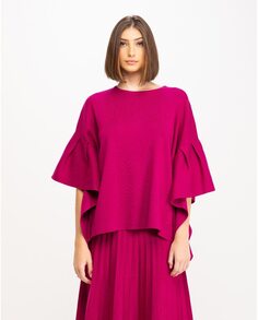 Женский свитер оверсайз в стиле пончо Niza, розовый