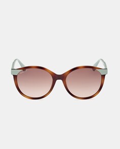Круглые женские солнцезащитные очки в цвете Гавана MAX&amp;Co., коричневый