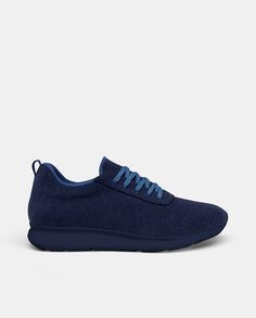 Мужские спортивные туфли темно-синего цвета из шерсти мериноса yuccs, темно-синий