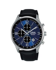 Классические мужские часы RM319HX9 из кожи и черного ремешка Lorus, черный