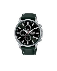 Мужские часы Sport man RM387HX9 из кожи с черным ремешком Lorus, черный