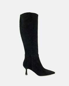 Женские замшевые ботинки на шпильке Latouche, черный