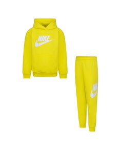 Комплект из толстовки и брюк для мальчика Nike, желтый