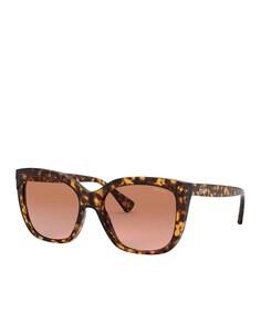 Квадратные солнцезащитные очки цвета гаваны Ralph Lauren, коричневый