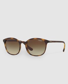 Солнцезащитные очки VO5051S в квадратной оправе «гавана» Vogue, коричневый