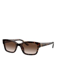 Солнцезащитные очки «кошачий глаз» цвета гаваны Vogue, коричневый