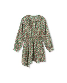 Зеленое платье для девочки с принтом Zadig &amp; Voltaire, зеленый