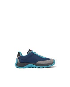Детская спортивная обувь синего цвета с зубчатой ​​подошвой и шнуровкой Camper, синий