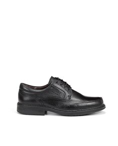 Мужские черные кожаные туфли на шнуровке Fluchos, черный