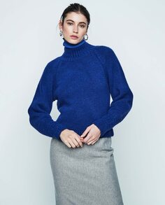 Женский свитер с высоким воротником и длинными рукавами &amp; Me Unlimited, синий