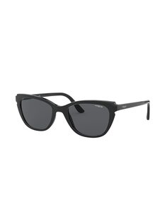 Черные солнцезащитные очки «кошачий глаз» с поляризационными линзами Vogue, черный