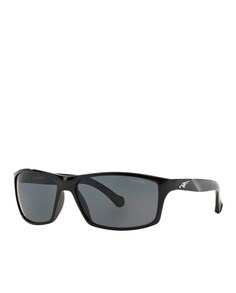 Черные прямоугольные солнцезащитные очки с поляризационными линзами Arnette, черный