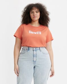 Женская футболка больших размеров с коротким рукавом Levi&apos;s Levis
