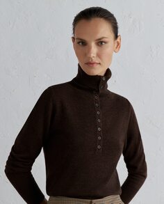 Женский свитер с воротником на пуговицах Lloyd&apos;s, коричневый Lloyd's