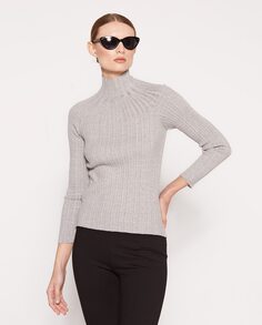 Полный базовый женский свитер Escorpion, светло-серый