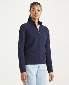 Женский свитер с воротником на молнии до половины Dockers, темно-синий