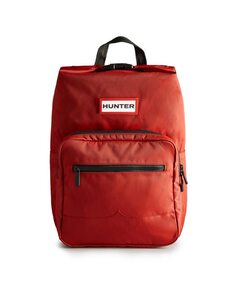 Красный женский рюкзак с внешним карманом на молнии Hunter, красный