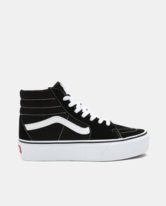 UA SK8-Hi Женские повседневные кроссовки на платформе Vans, черный