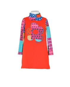Платье для девочки в сочетании с цветком Пэчворк AGATHA RUIZ DE LA PRADA, оранжевый