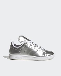 Детские повседневные кроссовки adidas Originals x Disney Stan Smith C adidas, серебро