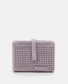 Маленький женский кожаный кошелек Summer Song фиолетового цвета с высечкой Abbacino, фиолетовый