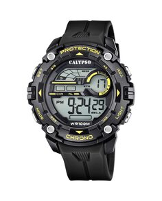 K5819/4 Digital For Man черные резиновые мужские часы Calypso, черный