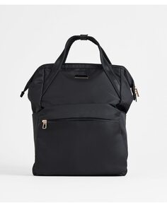 Женский нейлоновый рюкзак для ноутбука 15 дюймов черный на молнии PACOMARTINEZ, черный