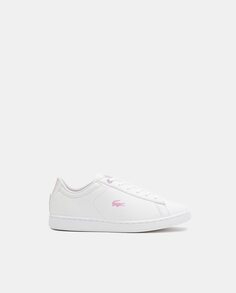 Кроссовки Carnaby Evo белые для мальчика Lacoste, белый