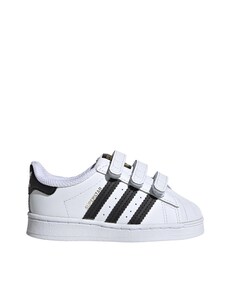 Adidas Originals Superstar CF I повседневные кроссовки для малышей/детей adidas, белый