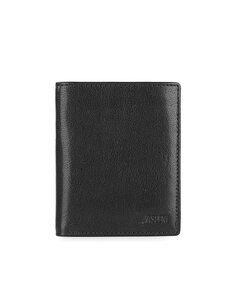 Мужской кожаный кошелек Hannover с RFID-защитой черного цвета Jaslen, коричневый