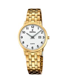 Женские часы F20514/1 Acero Classico из золотой стали Festina, золотой