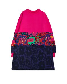 Плюшевое платье для девочки с цветочным принтом Tuc tuc, мультиколор