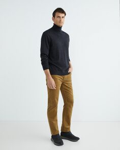 Мужские брюки с 5 карманами Daren Zip Lee, коричневый