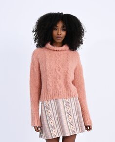 Женский свитер с длинными рукавами из ткани тедди Molly Bracken, розовый